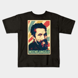 Michelangelo Vintage Colors Kids T-Shirt